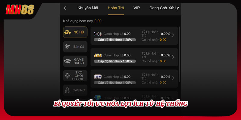 Bí quyết tối ưu hóa lợi ích từ hệ thống 